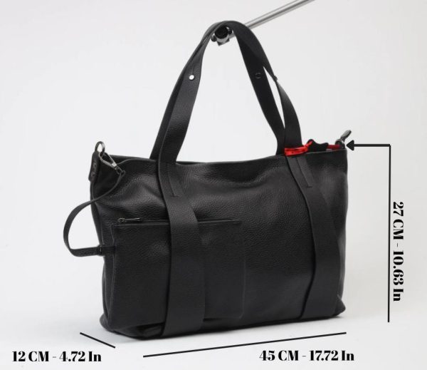 Black Colour Real Cow Leather Shoulder Bag with Wallet and Adjustable Strap , Versatile 17 Black Colour Real Cow Leather Shoulder Bag with Wallet and Adjustable Strap , Versatile
