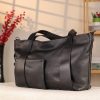 Black Colour Real Cow Leather Shoulder Bag with Wallet and Adjustable Strap , Versatile 4 Black Colour Real Cow Leather Shoulder Bag with Wallet and Adjustable Strap , Versatile