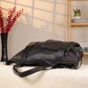 Black Colour Real Cow Leather Shoulder Bag with Wallet and Adjustable Strap , Versatile 7 Black Colour Real Cow Leather Shoulder Bag with Wallet and Adjustable Strap , Versatile