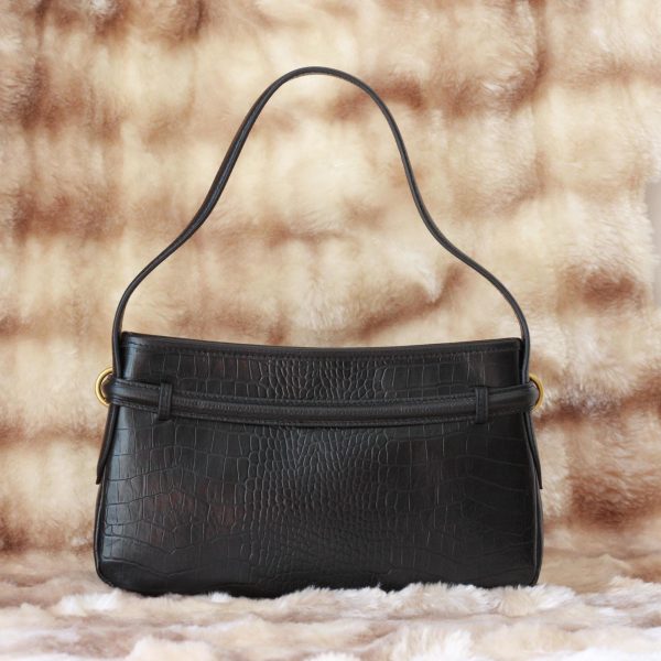Black Colour Real Leather Bag From Cowhide - Everyday Bag and Zippered