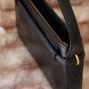 Black Colour Real Leather Bag From Cowhide - Everyday Bag and Zippered