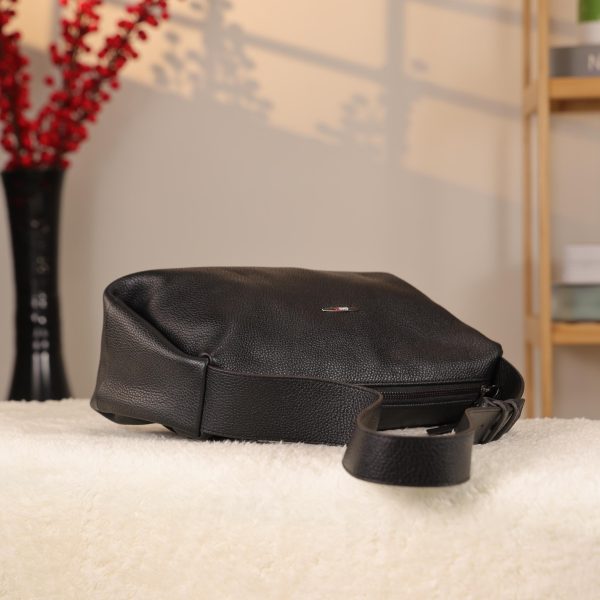 Black Colour Real Leather Shoulder Bag From Cowhide , Handmade 13 Black Colour Real Leather Shoulder Bag From Cowhide , Handmade