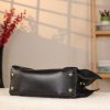 Black Cow Leather Handbag With Inside Bag 7 Black Cow Leather Handbag With Inside Bag