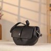 Black Leather Bag , Shoulder / Handbag From Cow Leather , Magnetic Closure and Zippered 1 Black Leather Bag , Shoulder / Handbag From Cow Leather , Magnetic Closure and Zippered