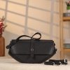 Black Leather Bag , Shoulder / Handbag From Cow Leather , Magnetic Closure and Zippered 2 Black Leather Bag , Shoulder / Handbag From Cow Leather , Magnetic Closure and Zippered