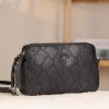 Black Leather Crossbody Bag with Adjustable Strap , Zippered and Multi-Compartment 1 Black Leather Crossbody Bag with Adjustable Strap , Zippered and Multi-Compartment
