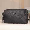 Black Leather Crossbody Bag with Adjustable Strap , Zippered and Multi-Compartment 11 Black Leather Crossbody Bag with Adjustable Strap , Zippered and Multi-Compartment