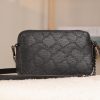 Black Leather Crossbody Bag with Adjustable Strap , Zippered and Multi-Compartment 9 Black Leather Crossbody Bag with Adjustable Strap , Zippered and Multi-Compartment