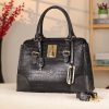 Black Leather Handbag From Real Cow Leather With Shoulder Strap , Luxury Bag 1 Black Leather Handbag From Real Cow Leather With Shoulder Strap , Luxury Bag
