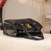 Black Leather Handbag From Real Cow Leather With Shoulder Strap , Luxury Bag 10 Black Leather Handbag From Real Cow Leather With Shoulder Strap , Luxury Bag