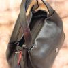 Black Leather Handbag & Shoulder Bag from Real Cow Leather With Adjustable Strap , Soft