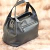 Black Leather Handbag & Shoulder Bag from Real Cow Leather With Adjustable Strap , Soft