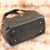 Black Leather Handbag & Shoulder Bag from Real Cow Leather With Adjustable Strap , Soft