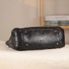 Black Leather Handbag with Shoulder Strap , Night Bag , All Season 3 Black Leather Handbag with Shoulder Strap , Night Bag , All Season
