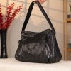 Black Leather Handbag with Shoulder Strap , Night Bag , All Season 4 Black Leather Handbag with Shoulder Strap , Night Bag , All Season