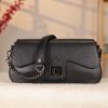Black Leather Shoulder Bag and Handbag With Adjustable Strap , Magnetic Closure and Zippered 8 Black Leather Shoulder Bag and Handbag With Adjustable Strap , Magnetic Closure and Zippered