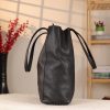 Black Leather Tote From Real Cow Leather 7 Black Leather Tote From Real Cow Leather