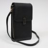 Black Real Leather Crossbody Bag and Wallet , Turkish Handmade Bag for Women 1 Black Real Leather Crossbody Bag and Wallet , Turkish Handmade Bag for Women