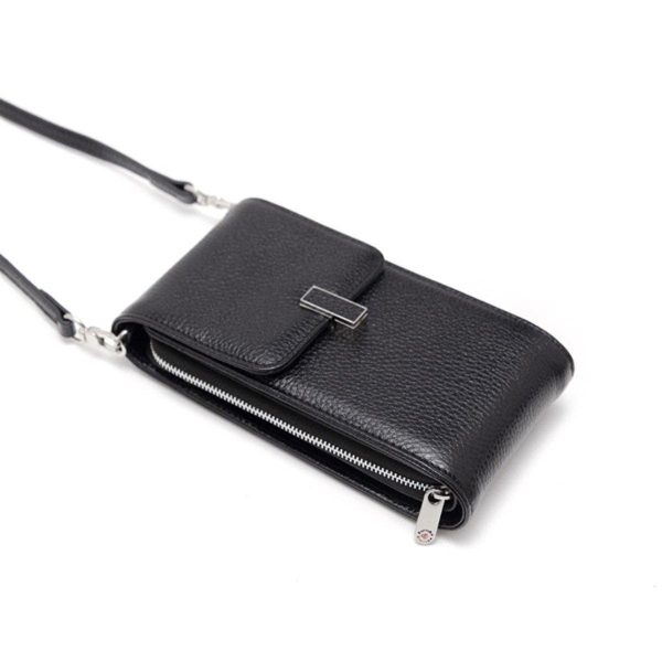 Black Real Leather Crossbody Bag and Wallet , Turkish Handmade Bag for Women 5 Black Real Leather Crossbody Bag and Wallet , Turkish Handmade Bag for Women
