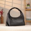 Black Real Leather Handbag With Adjustable Strap , Zippered 12 Black Real Leather Handbag With Adjustable Strap , Zippered