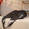 Black/Silvery Real Leather Shoulder Bag/Tote With Make-Up and Shoulder Strap , Handmade 10 Black/Silvery Real Leather Shoulder Bag/Tote With Make-Up and Shoulder Strap , Handmade
