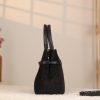 Black Suede Leather HandBag With Adjustable Shoulder Strap , Everyday Bag 9 Black Suede Leather HandBag With Adjustable Shoulder Strap , Everyday Bag