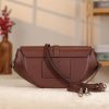 Brown Genuine Leather Shoulder Bag / Handbag With Strap 6 Brown Genuine Leather Shoulder Bag / Handbag With Strap