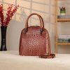Brown Leather Shoulder Bag / Handbag and Multi-Compartment 10 Brown Leather Shoulder Bag / Handbag and Multi-Compartment