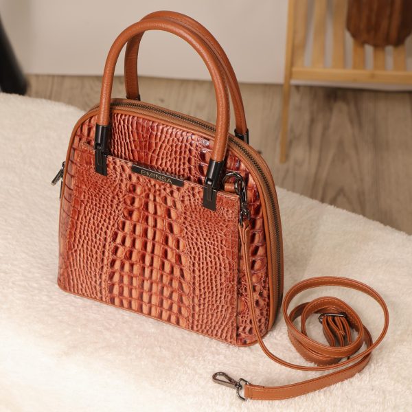 Brown Leather Shoulder Bag / Handbag and Multi-Compartment 11 Brown Leather Shoulder Bag / Handbag and Multi-Compartment