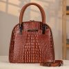Brown Leather Shoulder Bag / Handbag and Multi-Compartment 2 Brown Leather Shoulder Bag / Handbag and Multi-Compartment