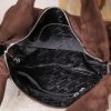 Brown Real Suede Handbag with Shoulder Strap / Everyday Bag 11 Brown Real Suede Handbag with Shoulder Strap / Everyday Bag