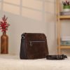 Brown Suede Crossbody Bag , Mini Handbag 6 Brown Suede Crossbody Bag , Mini Handbag