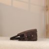 Brown Suede Handbag , With Shoulder Strap , Everyday Bag , All Season