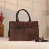 Brown Suede Leather HandBag With Adjustable Shoulder Strap , Everyday Bag 4 Brown Suede Leather HandBag With Adjustable Shoulder Strap , Everyday Bag