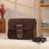 Brown Suede Leather Shoulder Bag - All Season and Everyday Bag - With Magnetic Closure and Zippered 1 Brown Suede Leather Shoulder Bag - All Season and Everyday Bag - With Magnetic Closure and Zippered