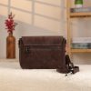 Brown Suede Leather Shoulder Bag - All Season and Everyday Bag - With Magnetic Closure and Zippered 6 Brown Suede Leather Shoulder Bag - All Season and Everyday Bag - With Magnetic Closure and Zippered