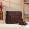 Brown Suede Leather Shoulder Bag - All Season and Everyday Bag - With Magnetic Closure and Zippered 7 Brown Suede Leather Shoulder Bag - All Season and Everyday Bag - With Magnetic Closure and Zippered