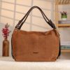 Brown Suede Real Leather Bag - 4011 Multi-Purpose , Hand-Made Bag 1 Brown Suede Real Leather Bag - 4011 Multi-Purpose , Hand-Made Bag