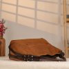 Brown Suede Real Leather Bag - 4011 Multi-Purpose , Hand-Made Bag 10 Brown Suede Real Leather Bag - 4011 Multi-Purpose , Hand-Made Bag