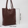 Brown Tote , Real Cow Leather Bag 10 Brown Tote , Real Cow Leather Bag