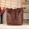 Brown Tote , Real Cow Leather Bag 2 Brown Tote , Real Cow Leather Bag