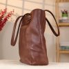 Brown Tote , Real Cow Leather Bag 5 Brown Tote , Real Cow Leather Bag