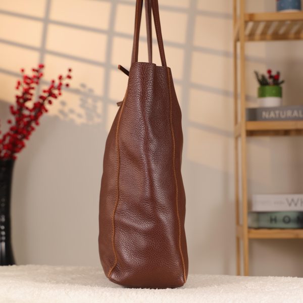 Brown Tote , Real Cow Leather Bag 7 Brown Tote , Real Cow Leather Bag