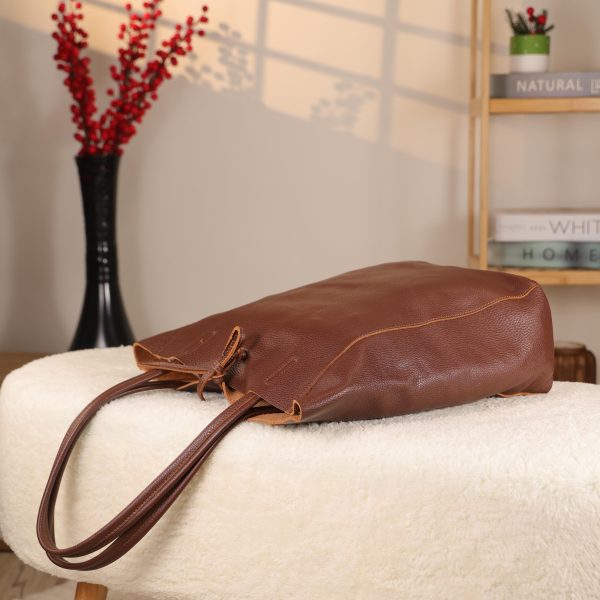 Brown Tote , Real Cow Leather Bag 8 Brown Tote , Real Cow Leather Bag