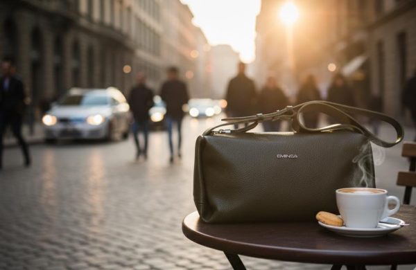 Dark Green Leather Shoulder Bag With Adjustable Strap, Everyday Bag