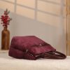 Dark Purple Suede Leather HandBag With Adjustable Shoulder Strap , Everyday Bag 13 Dark Purple Suede Leather HandBag With Adjustable Shoulder Strap , Everyday Bag