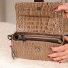 Genuine Leather Shoulder Bag / Handbag With Zipper and Magnetic Closure and Strap 11 Genuine Leather Shoulder Bag / Handbag With Zipper and Magnetic Closure and Strap