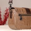 Genuine Leather Shoulder Bag / Handbag With Zipper and Magnetic Closure and Strap 12 Genuine Leather Shoulder Bag / Handbag With Zipper and Magnetic Closure and Strap
