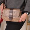 Genuine Leather Shoulder Bag / Handbag With Zipper and Magnetic Closure and Strap 4 Genuine Leather Shoulder Bag / Handbag With Zipper and Magnetic Closure and Strap