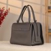 Gray Colour Real Leather HandBag - Versatile / Multi-Compartment Bag with Shoulder Strap 1 Gray Colour Real Leather HandBag - Versatile / Multi-Compartment Bag with Shoulder Strap